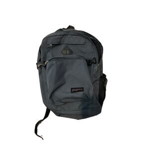 JanSport Blue Gray Black Main Campus Backpack